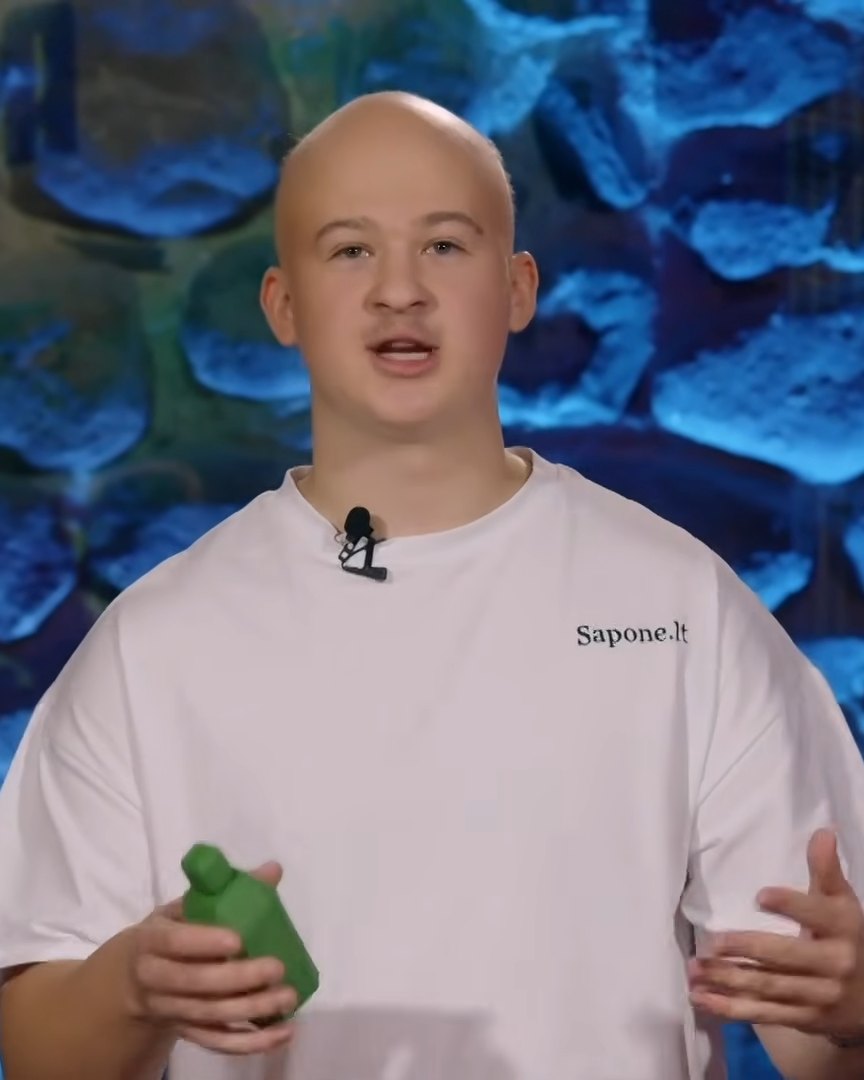 Paulius Buivydas pristato Sapone laidoje „Rykliai. Lietuva“